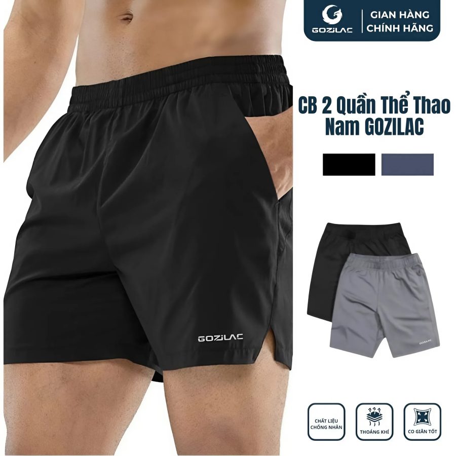 Combo 2 Quần Short Thể Thao Đa Năng GOZILAC Dynamic
